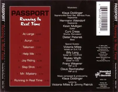Passport - Running In Real Time (1985) {Wounded Bird}