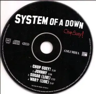 System Of A Down - Chop Suey (Europe CD5) (2001) {american recordings/Columbia}