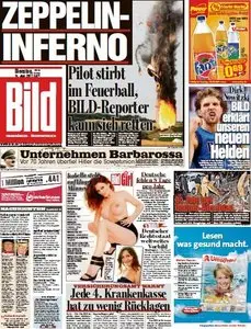 Bild Zeitung vom 14 Juni 2011