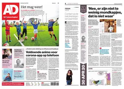 Algemeen Dagblad - Hoeksche Waard – 30 april 2020