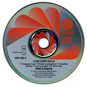 Dire Straits - Love Over Gold (1982) (Vertigo, 800 088-2) RECTORED