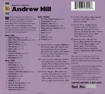 Andrew Hill - Mosaic Select 16 (CD02 and CD03 of 3) (2005)