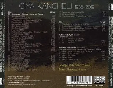 George Vatchnadze, Suren Bagratuni - Giya Kancheli: 33 Miniatures (2019)