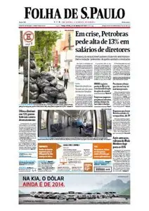 Folha de São Paulo - 31 de março de 2015 - Terça