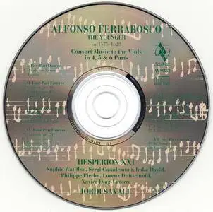 Jordi Savall & Hesperion XXI - Alfonso Ferrabosco - Consort Music To The Viols In 4, 5 & 6 Parts (2003) {Alia Vox AV9832}