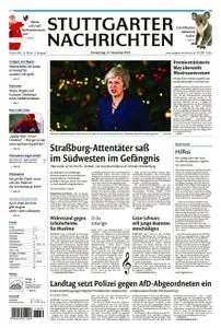 Stuttgarter Nachrichten Stadtausgabe (Lokalteil Stuttgart Innenstadt) - 13. Dezember 2018