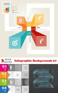 Vectors - Infographic Backgrounds 27