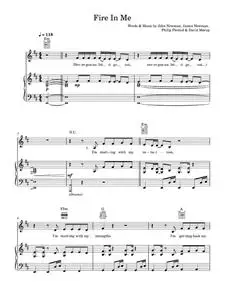 Fire in me - John Newman (Piano-Vocal-Guitar (Piano Accompaniment))