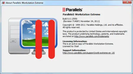Parallels Workstation Extreme 6.0.13950