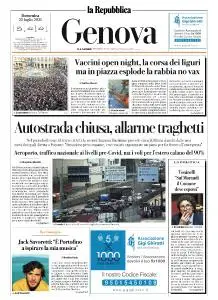 la Repubblica Genova - 25 Luglio 2021