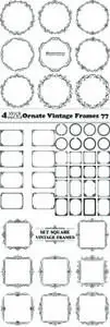 Vectors - Ornate Vintage Frames 77