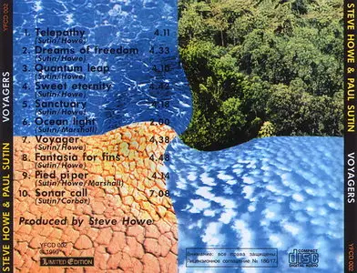 Paul Sutin & Steve Howe - Voyagers (1995)