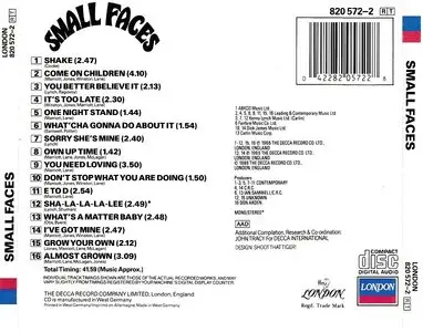 Small Faces - Small Faces (1966) [1988, Non-remastered]