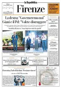 la Repubblica Firenze - 19 Settembre 2020