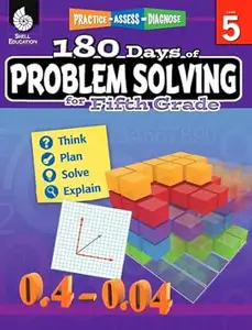 Shell Education 180 Days of Problem Solving for Fifth Grade
