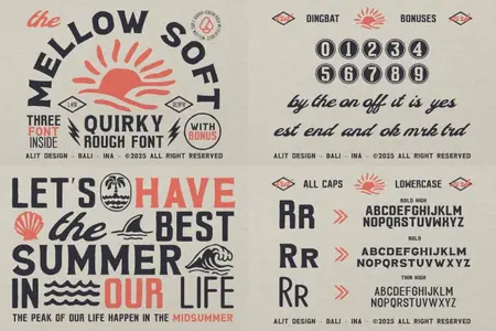Mellow Soft Typeface