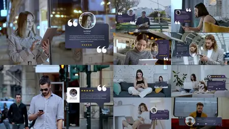 Testimonial Social Media After Effect Template 58398848