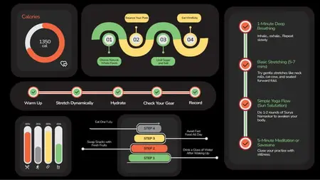 Health Steps Infographic 57862661