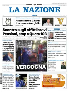 La Nazione Siena - 21 Ottobre 2025