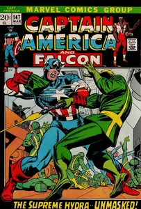 Captain America 147 (Marvel 1972) (c2c) (chums