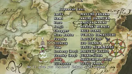 One Piece (1999 S11E96 Goodbye my Lovable Followers! Franky Departs Koten Gars