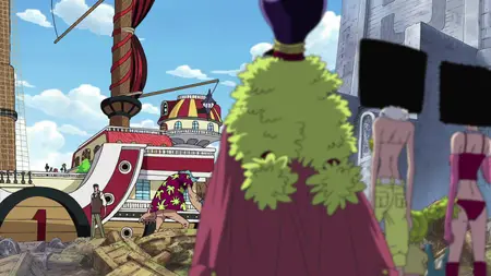 One Piece (1999 S11E96 Goodbye my Lovable Followers! Franky Departs Koten Gars