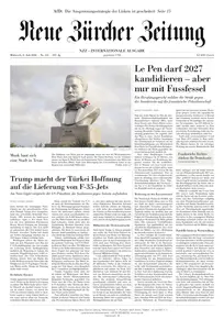 Neue Zürcher Zeitung International - 8 Juli 2026