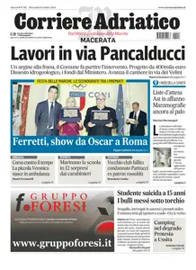 Corriere Adriatico Macerata - 16 Ottobre 2024