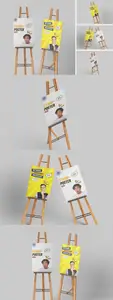 Stand Poster Mockup 8WUZSL2