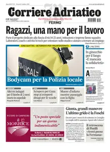Corriere Adriatico Fermo - 3 Ottobre 2025