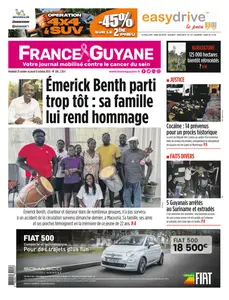 France-Guyane l'hebdo - 25 Octobre 2024