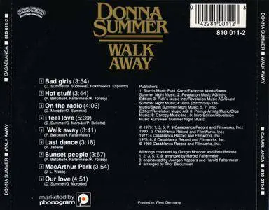 Donna Summer - Walk Away: Collector's Edition (The Best Of 1977-1980) (1980)