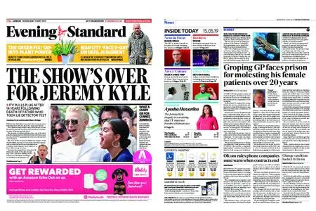 London Evening Standard – May 15, 2019