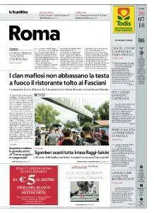 la Repubblica Roma - 26 Luglio 2018