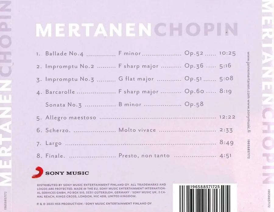 Janne Mertanen - Chopin (2023)