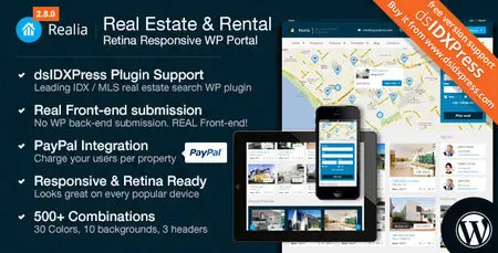 ThemeForest - Realia v3.1.6 - Responsive Real Estate WordPress Theme