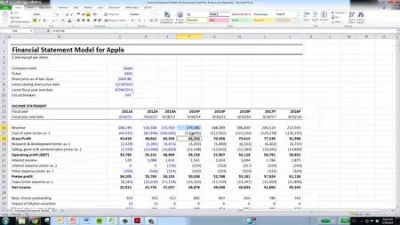 Udemy - Build a Financial Statement Model