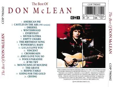 Don McLean - The Best Of Don McLean (1991)