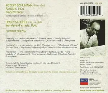 Clifford Curzon - Schumann, Schubert: Piano Works (2000)
