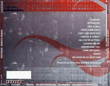 Harem Scarem - Overload (2005) [Japanese Ed.]