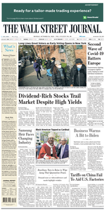 The Wall Street Journal – 26 October 2020