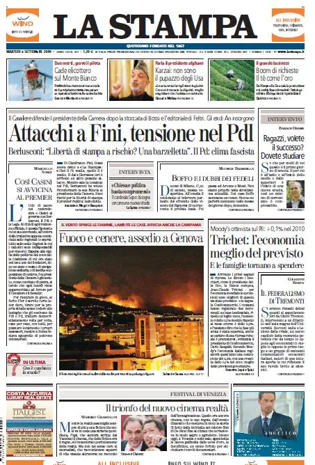 La Stampa (08-09-09)