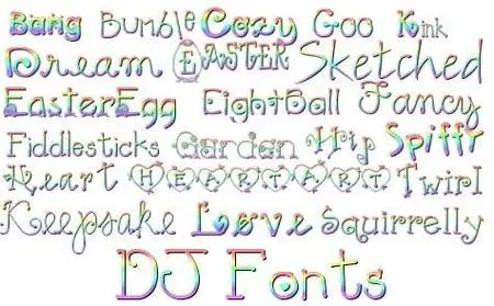 DJ Hook Fonts