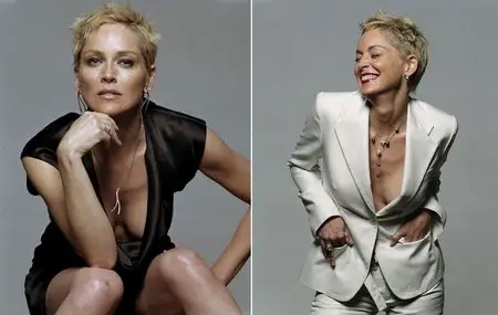 Sharon Stone - Michel Comte Photoshoot 2004