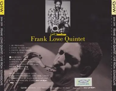 Frank Lowe Quintet - Live from Soundscape (1994)