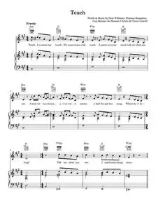 Touch - Daft Punk (Piano-Vocal-Guitar (Piano Accompaniment))