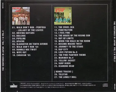 The Ventures - In Japan '65. Vol.1 & 2 (1999) [Japan, TOCP-65226]