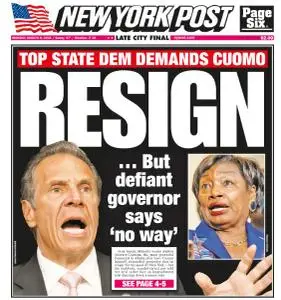 New York Post - March 8, 2021