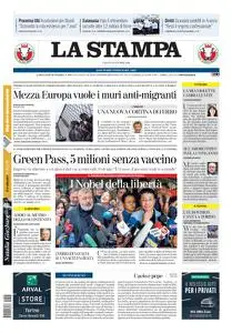 La Stampa Torino Provincia e Canavese - 9 Ottobre 2021