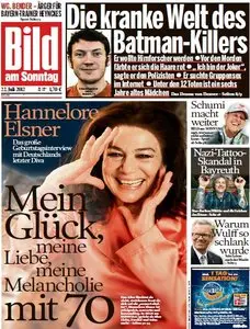 Bild am Sonntag No 30 vom 22. Juli 2012